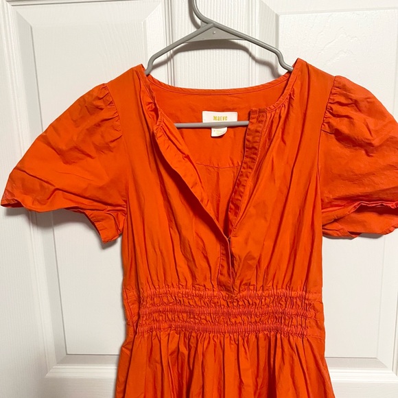 Anthropologie Somerset cotton maxi Dress pockets - Picture 6 of 11